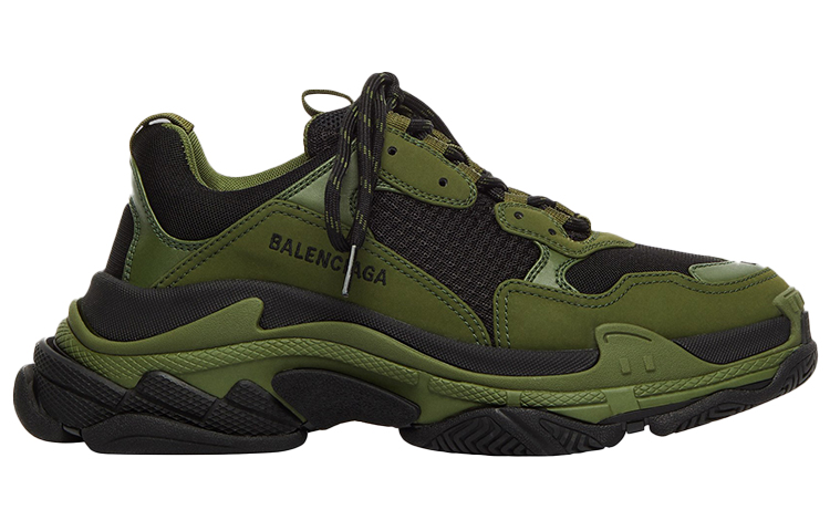 Balenciaga Triple S Sneaker 'Black Khaki' 圖 2
