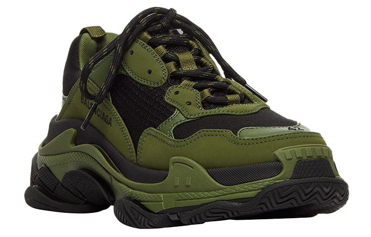 Balenciaga Triple S Sneaker 'Black Khaki' 圖 3