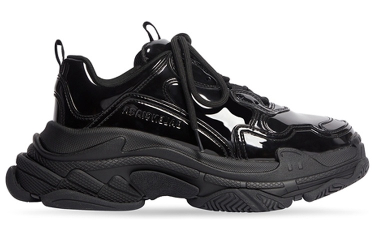 Order Balenciaga Triple S Zapatillas 'Negro Charol' 734954-W2PAA-1000
