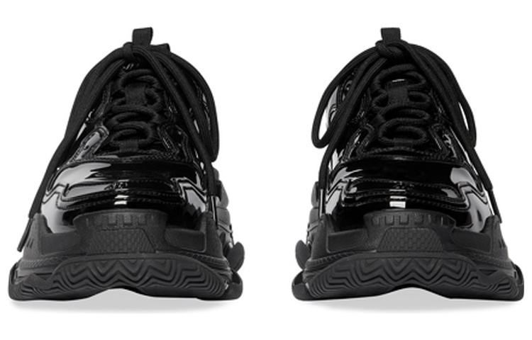 Purchase Balenciaga Triple S Zapatillas 'Negro Charol' 734954-W2PAA-1000