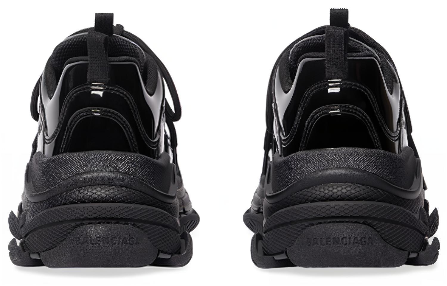 Details for Balenciaga Triple S Zapatillas 'Negro Charol' 734954-W2PAA-1000