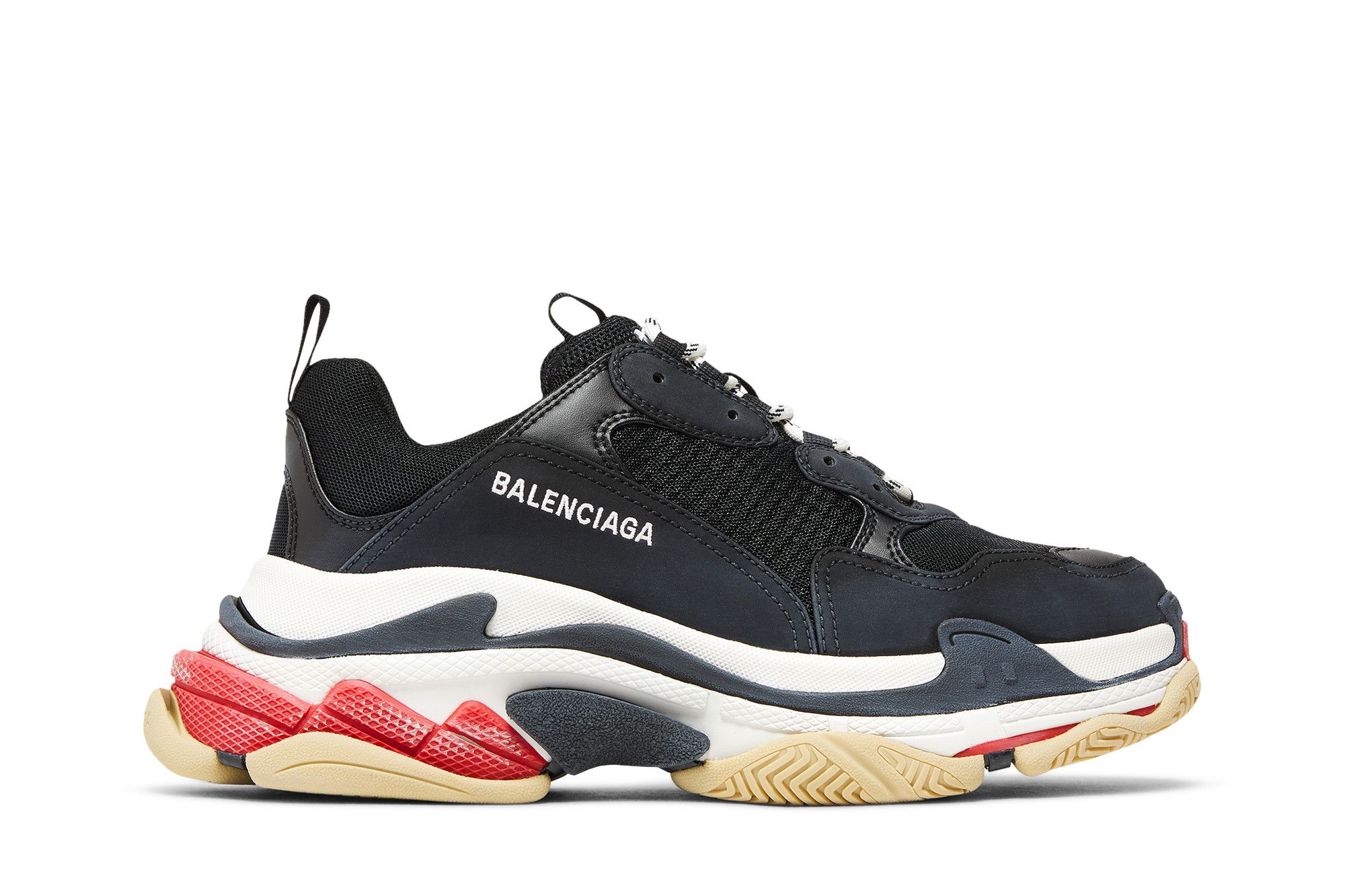Balenciaga Triple S Sneaker 'Black Red' 2021 533882-W09OM-1000