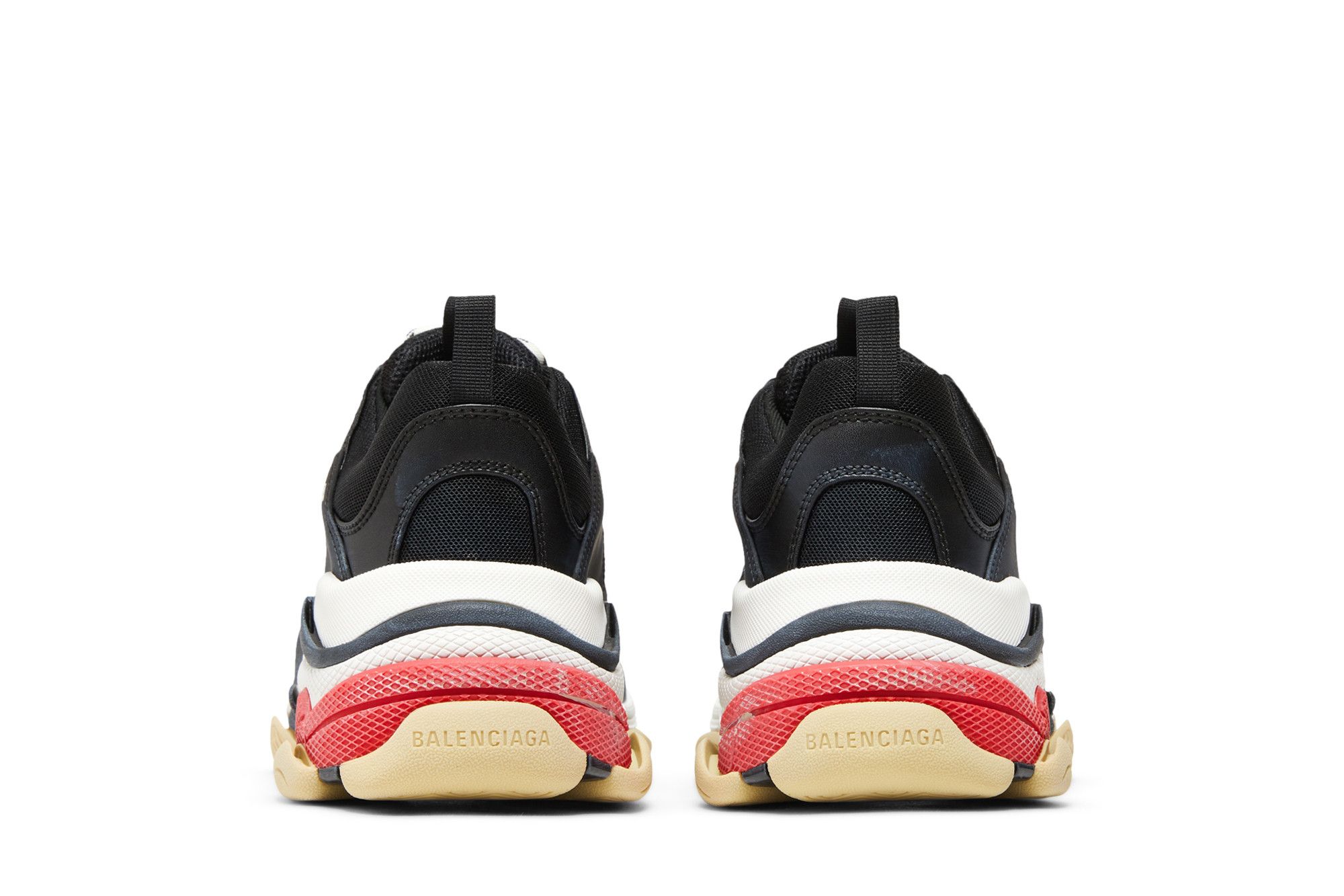 Details for Balenciaga Triple S Sneaker ''Nero Rosso'' 2021 533882-W09OM-1000
