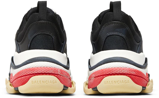 Balenciaga Triple S Sneaker ''Nero Rosso'' 2021 533882-W09OM-1000 Details for Balenciaga Triple S Sneaker ''Nero Rosso'' 2021 533882-W09OM-1000