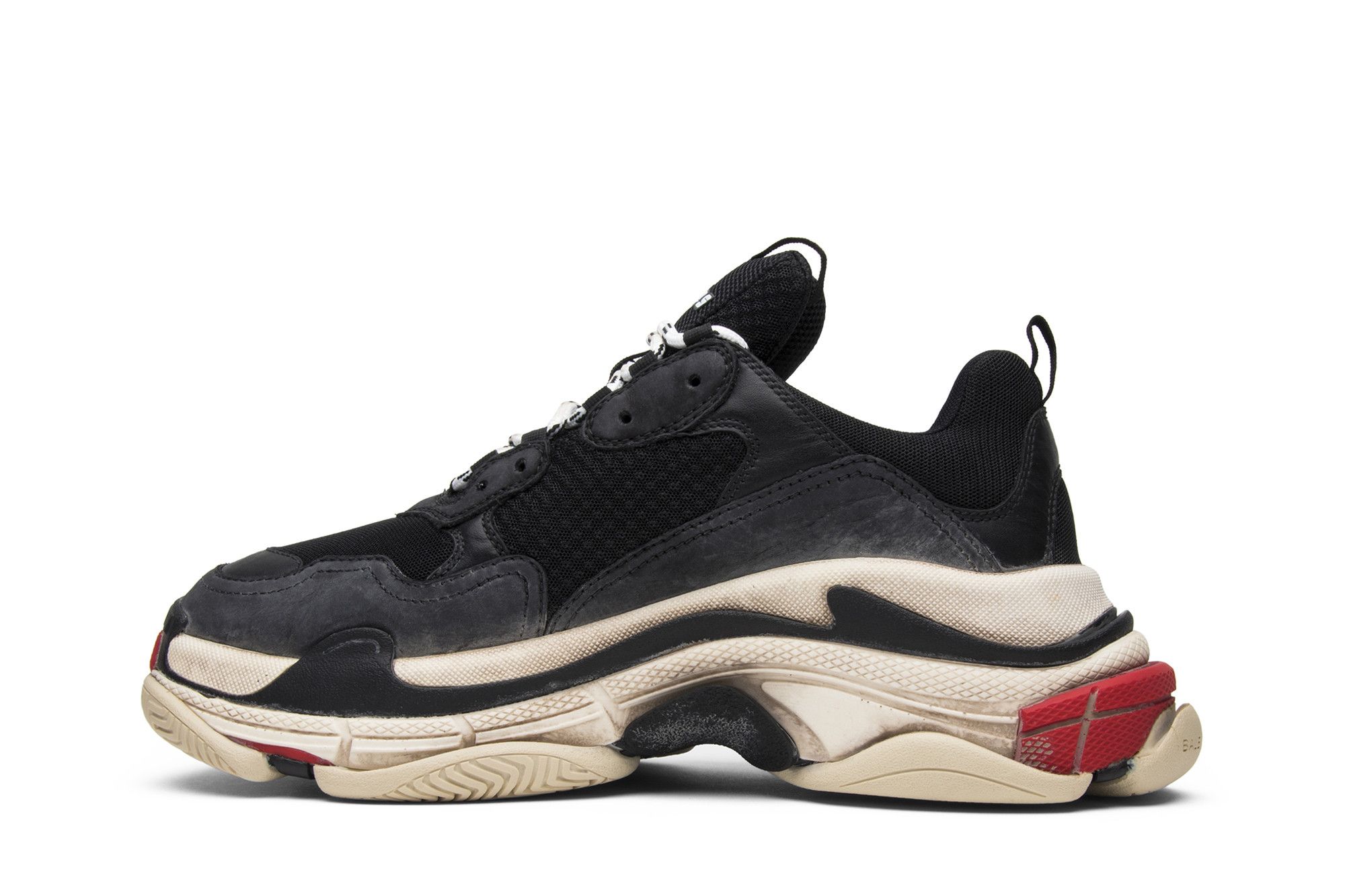 Lookbook Balenciaga Triple S Sneaker ''Schwarz Rot'' 483513 W06E1 1000