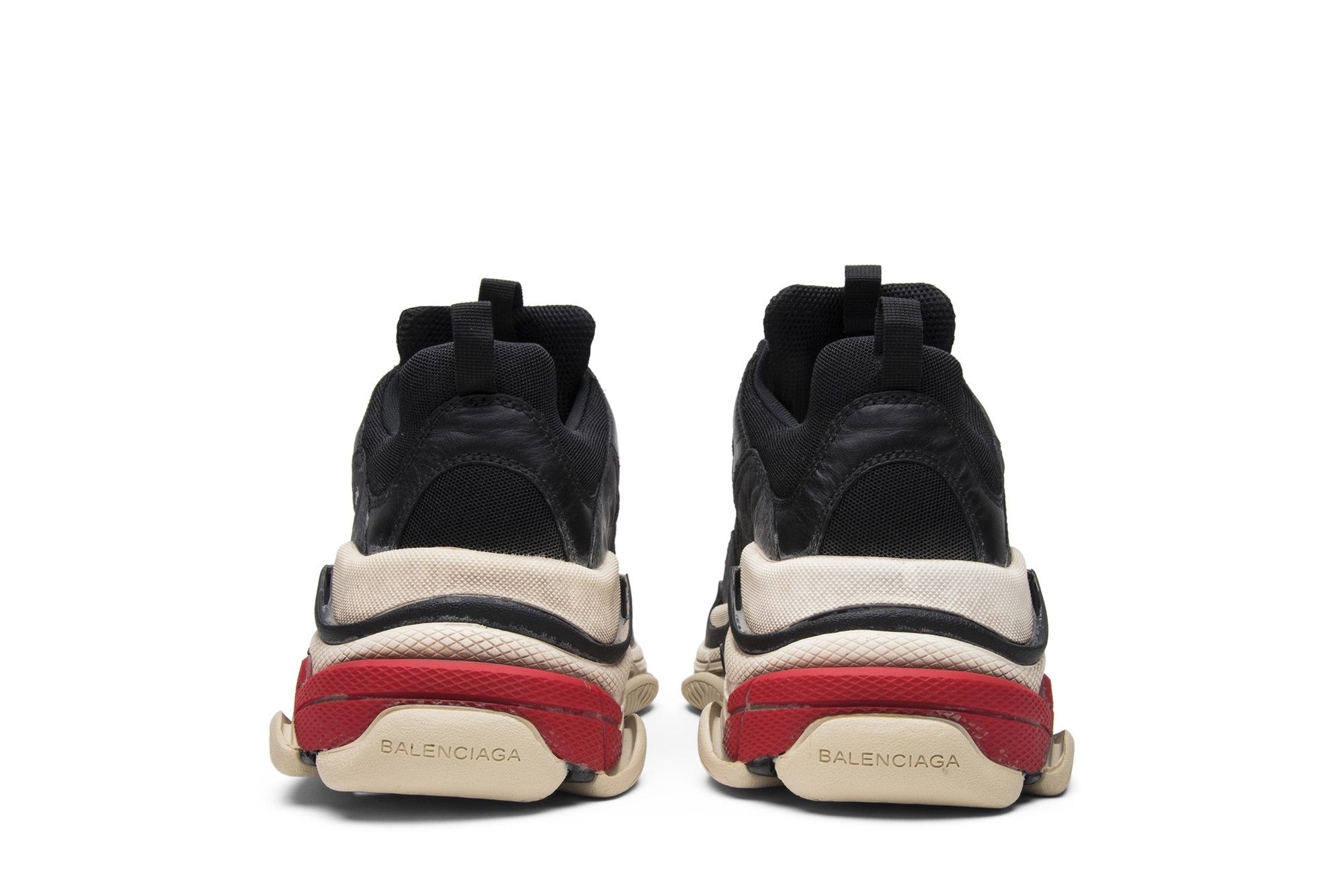 Details for Balenciaga Triple S Sneaker ''Schwarz Rot'' 483513 W06E1 1000