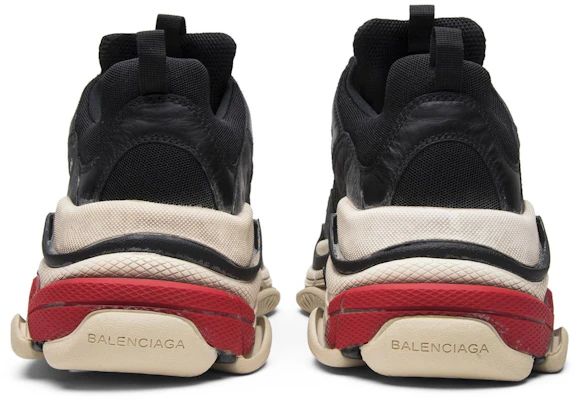 Balenciaga Triple S Sneaker ''Schwarz Rot'' 483513 W06E1 1000 Details for Balenciaga Triple S Sneaker ''Schwarz Rot'' 483513 W06E1 1000