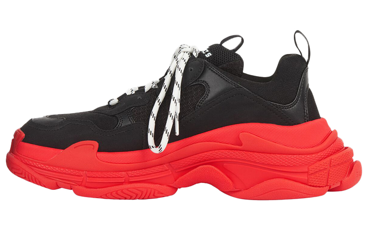 Buy 巴黎世家 Triple S 運動鞋 '黑紅' 536737W2FZ11060