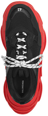 巴黎世家 Triple S 運動鞋 '黑紅' 536737W2FZ11060 Lookbook 巴黎世家 Triple S 運動鞋 '黑紅' 536737W2FZ11060