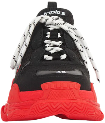 巴黎世家 Triple S 運動鞋 '黑紅' 536737W2FZ11060 Shop 巴黎世家 Triple S 運動鞋 '黑紅' 536737W2FZ11060
