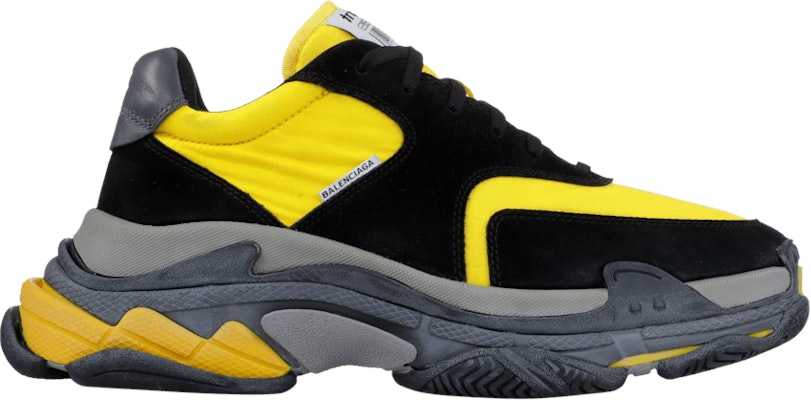 Black yellow hotsell triple s