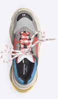 Balenciaga Triple S Sneaker 'Blue Red' 483513W06E34365 Balenciaga Triple S Sneaker 'Blue Red' 483513W06E34365