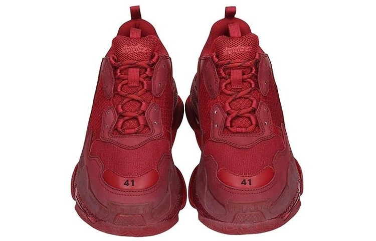 Balenciaga Triple S Sneaker 'Burgundy' 圖 4
