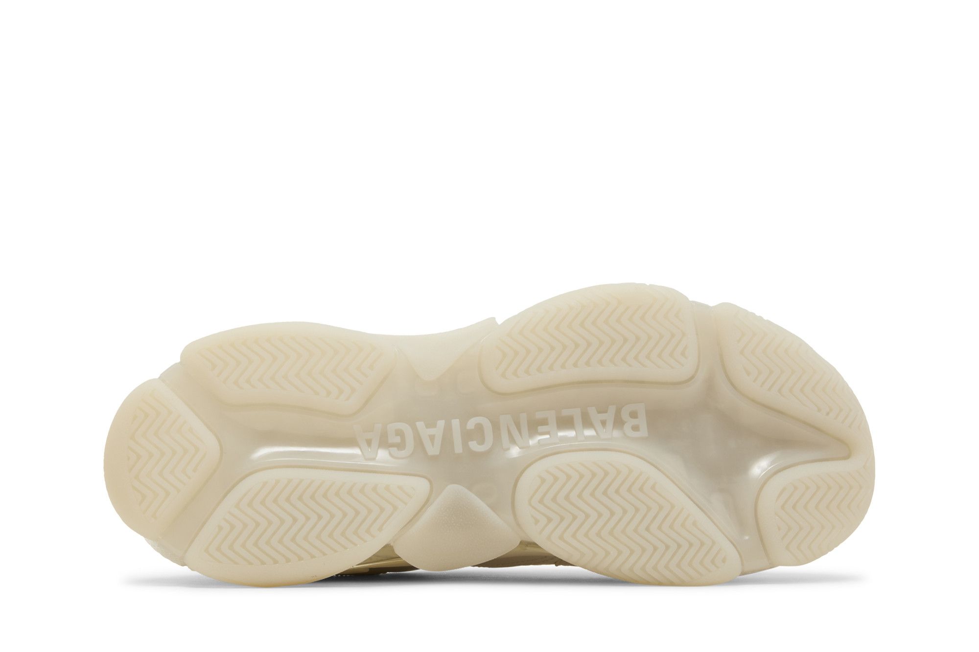 Shop Balenciaga Triple S Sneaker 'Clear Sole - Beige' 541624-W2GA1-9100