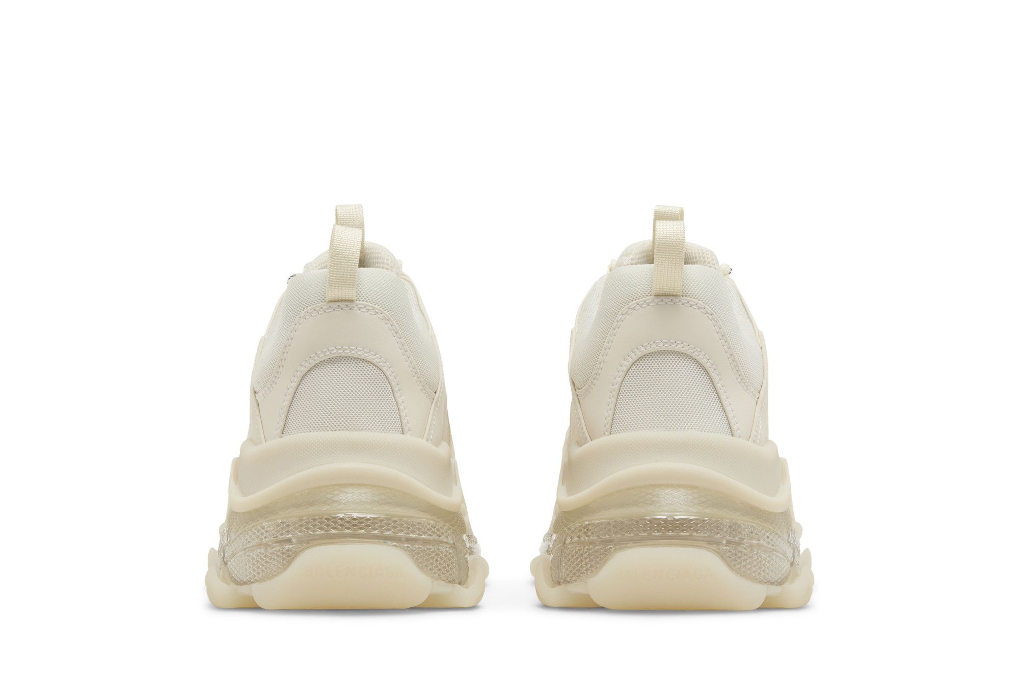 Details for Balenciaga Triple S Sneaker 'Clear Sole - Beige' 541624-W2GA1-9100