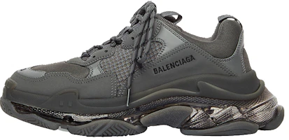 Balenciaga Triple S Sneaker 'Clear Sole - Dark Grey' 541624W2GA11801 Balenciaga Triple S Sneaker 'Clear Sole - Dark Grey' 541624W2GA11801