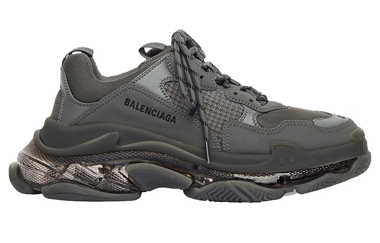 Order 巴黎世家三重S運動鞋‘透明鞋底 - 深灰’ 541624-W2GA1-1801