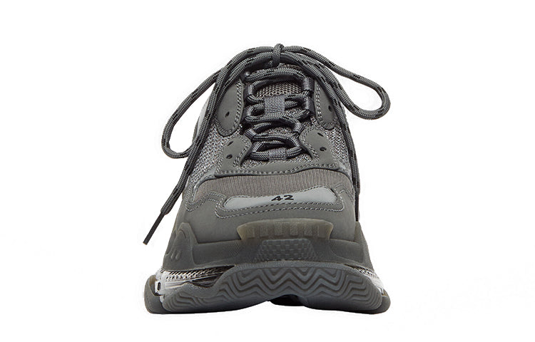 Shop 巴黎世家三重S運動鞋‘透明鞋底 - 深灰’ 541624-W2GA1-1801