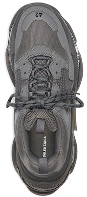 발렌시아가 트리플 S 스니커즈 '다크 그레이' (투명솔) 541624W2GA11801 Shop 발렌시아가 트리플 S 스니커즈 '다크 그레이' (투명솔) 541624W2GA11801