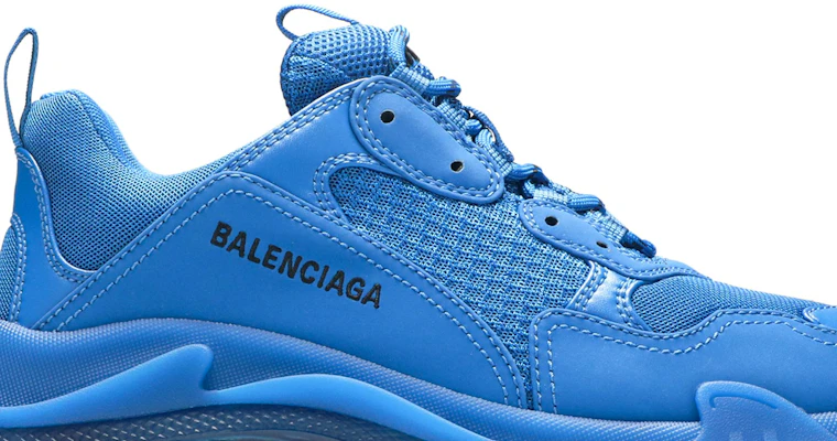 Balenciaga triple s 2024 clear sole navy