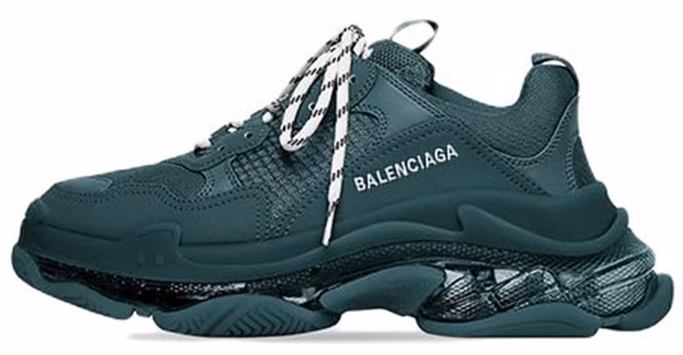 balenciaga-triple-s-sneaker-clear-sole-full-dark-green