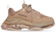 Order Balenciaga Triple S Sneakers 'Clear Sole - Coklat Muda' 541624W2GA12510