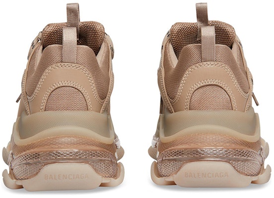 Balenciaga Triple S Sneakers 'Clear Sole - Coklat Muda' 541624W2GA12510 Purchase Balenciaga Triple S Sneakers 'Clear Sole - Coklat Muda' 541624W2GA12510