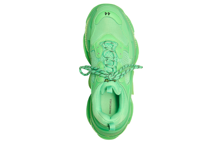Balenciaga Triple S Sneaker 'Clear Sole - Neon Green' 圖 3