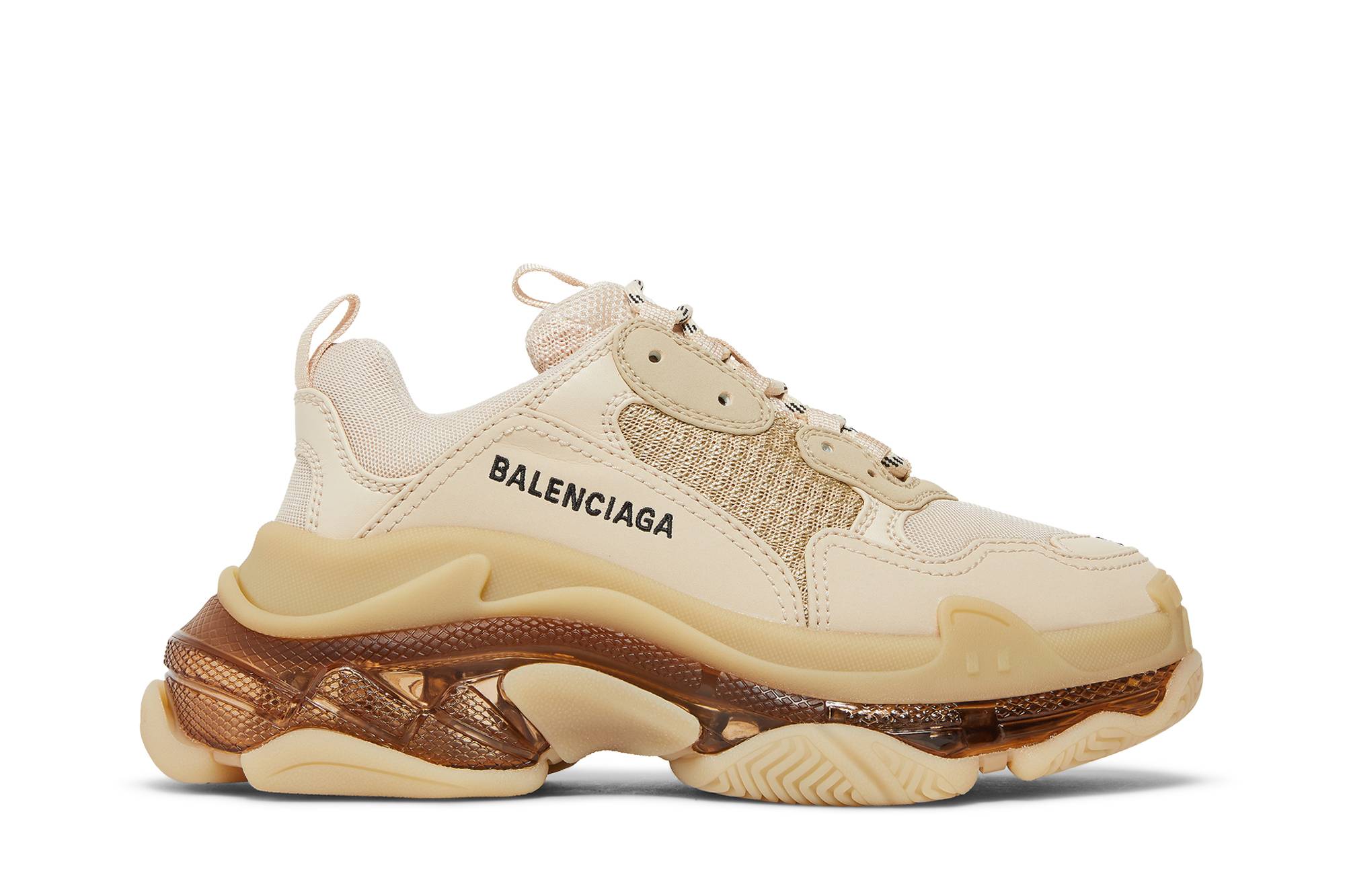 Buy (W) Zapatillas Balenciaga Triple S 'Suela Transparente - Nude' 544351-W2GA1-9710