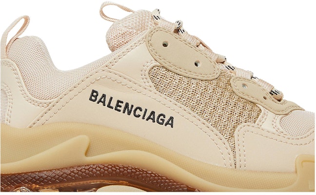 Balenciaga 2025 nude sneakers
