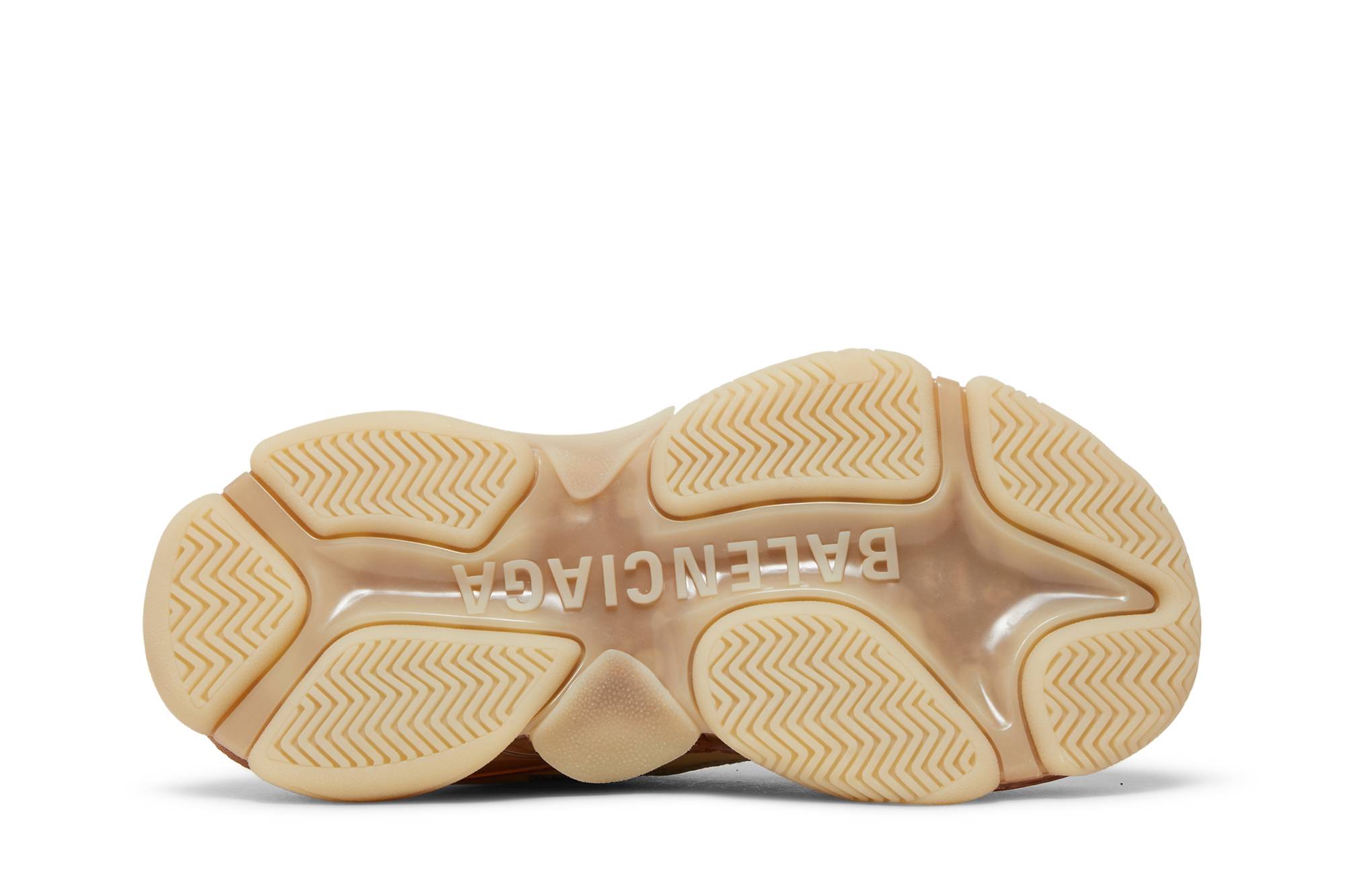 Shop (W) Zapatillas Balenciaga Triple S 'Suela Transparente - Nude' 544351-W2GA1-9710