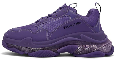Balenciaga Triple S Sneaker 'Clear Sole - Purple' 541624-W2GA1-6910 Balenciaga Triple S Sneaker 'Clear Sole - Purple' 541624-W2GA1-6910