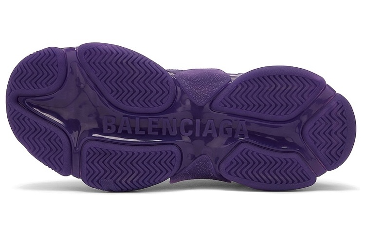 Purchase 巴黎世家 Triple S 運動鞋 '透明鞋底 - 紫色' 541624-W2GA1-6910