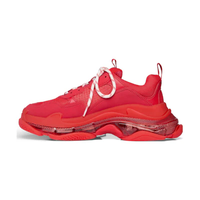 Balenciaga Triple S Sneaker 'Clear Sole - Red White Laces'