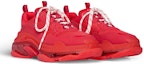 Lookbook Balenciaga Triple S Sepatu 'Sol Transparan - Tali Merah Putih' 541624W2FF36060