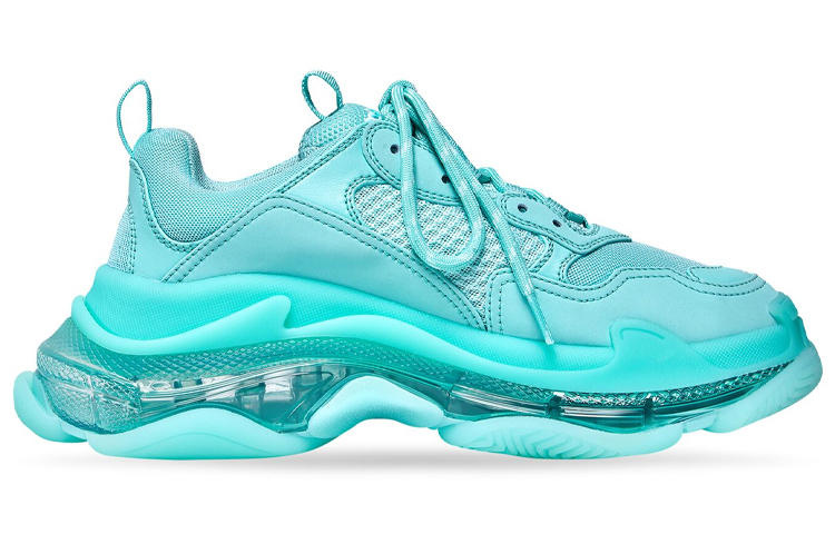 Balenciaga Triple S Sneaker 'Clear Sole - Turquoise' 圖 2