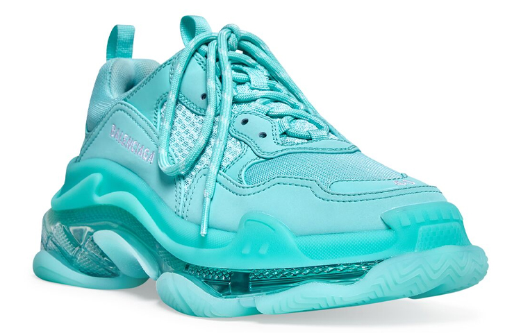 Balenciaga Triple S Sneaker 'Clear Sole - Turquoise' 圖 3