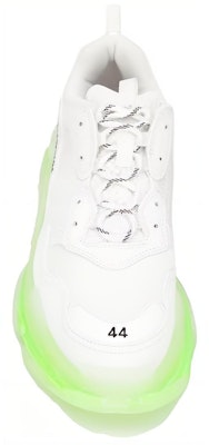 巴黎世家Triple S运动鞋“透明鞋底-白色荧光黄” 541624W2FR19073 Lookbook 巴黎世家Triple S运动鞋“透明鞋底-白色荧光黄” 541624W2FR19073