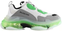 Order Balenciaga Triple S Sneaker ''Suola Trasparente - Bianco Verde'' 541624 W2GT1 9042