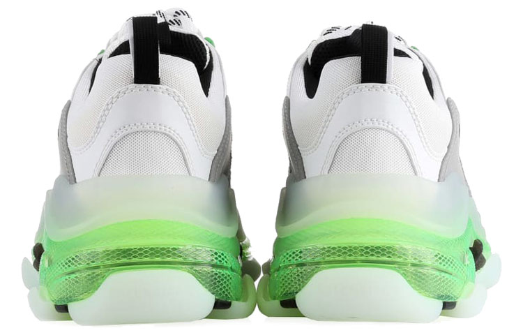 Purchase Balenciaga Triple S Sneaker ''Suola Trasparente - Bianco Verde'' 541624 W2GT1 9042