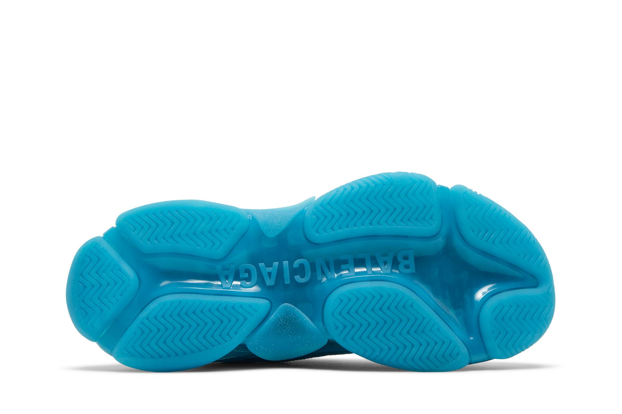 Shop Balenciaga Triple S Sneaker 'Tapak Lutsinar - Biru' 541624W2GA14810