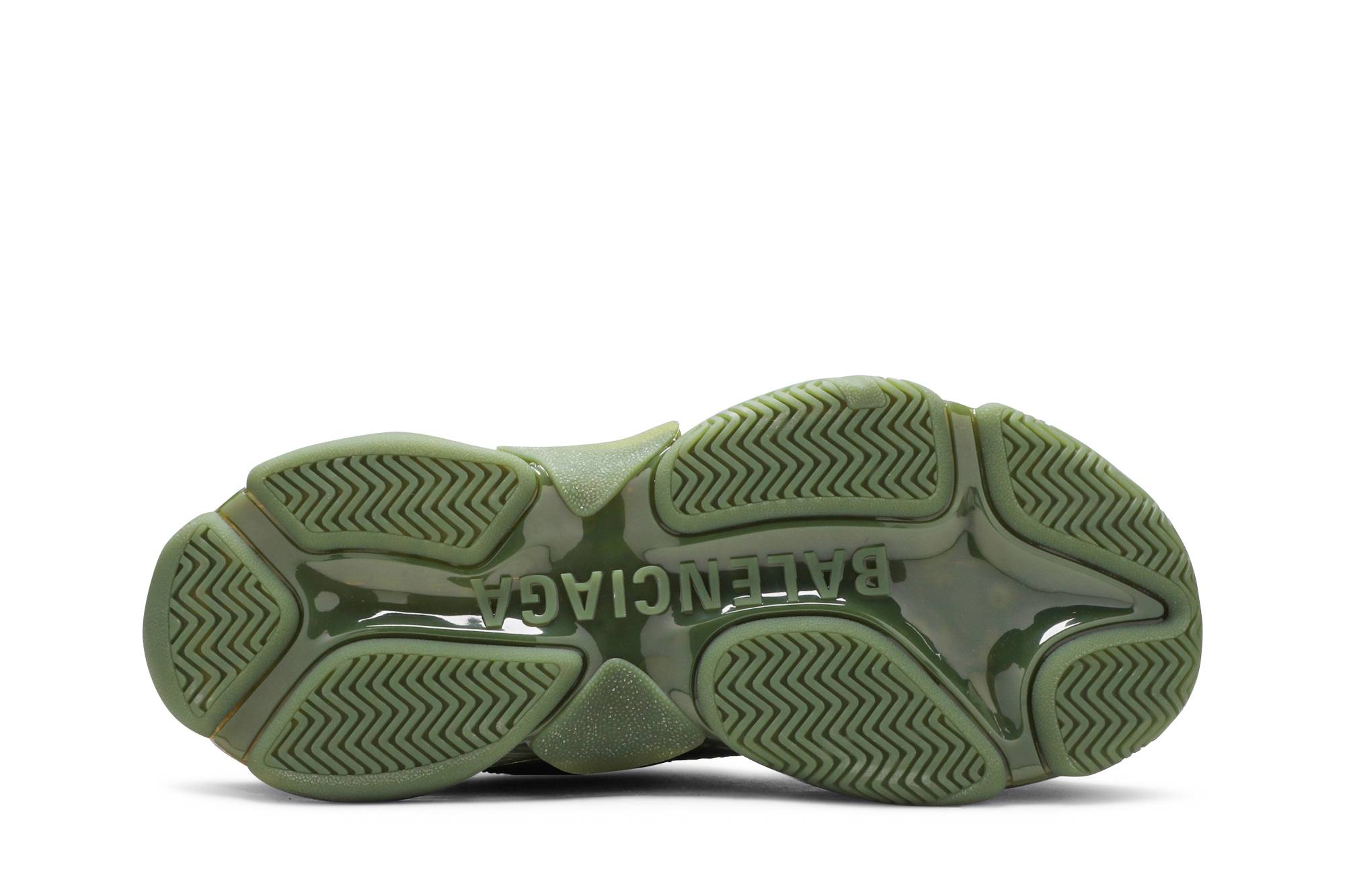 Balenciaga Triple S Sneaker 'Clear Sole - Green' 圖 4