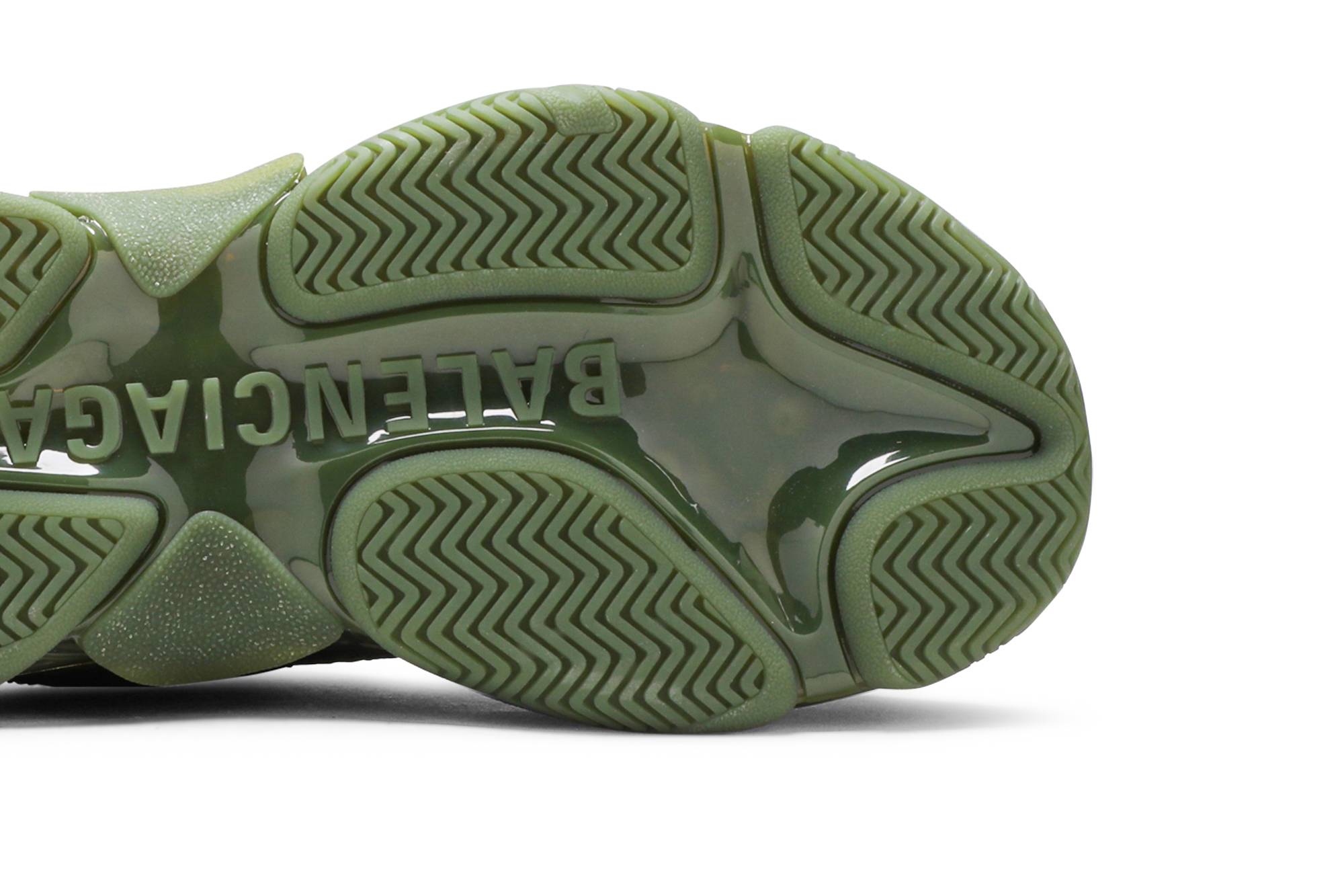 Balenciaga Triple S Sneaker 'Clear Sole - Green' 圖 5