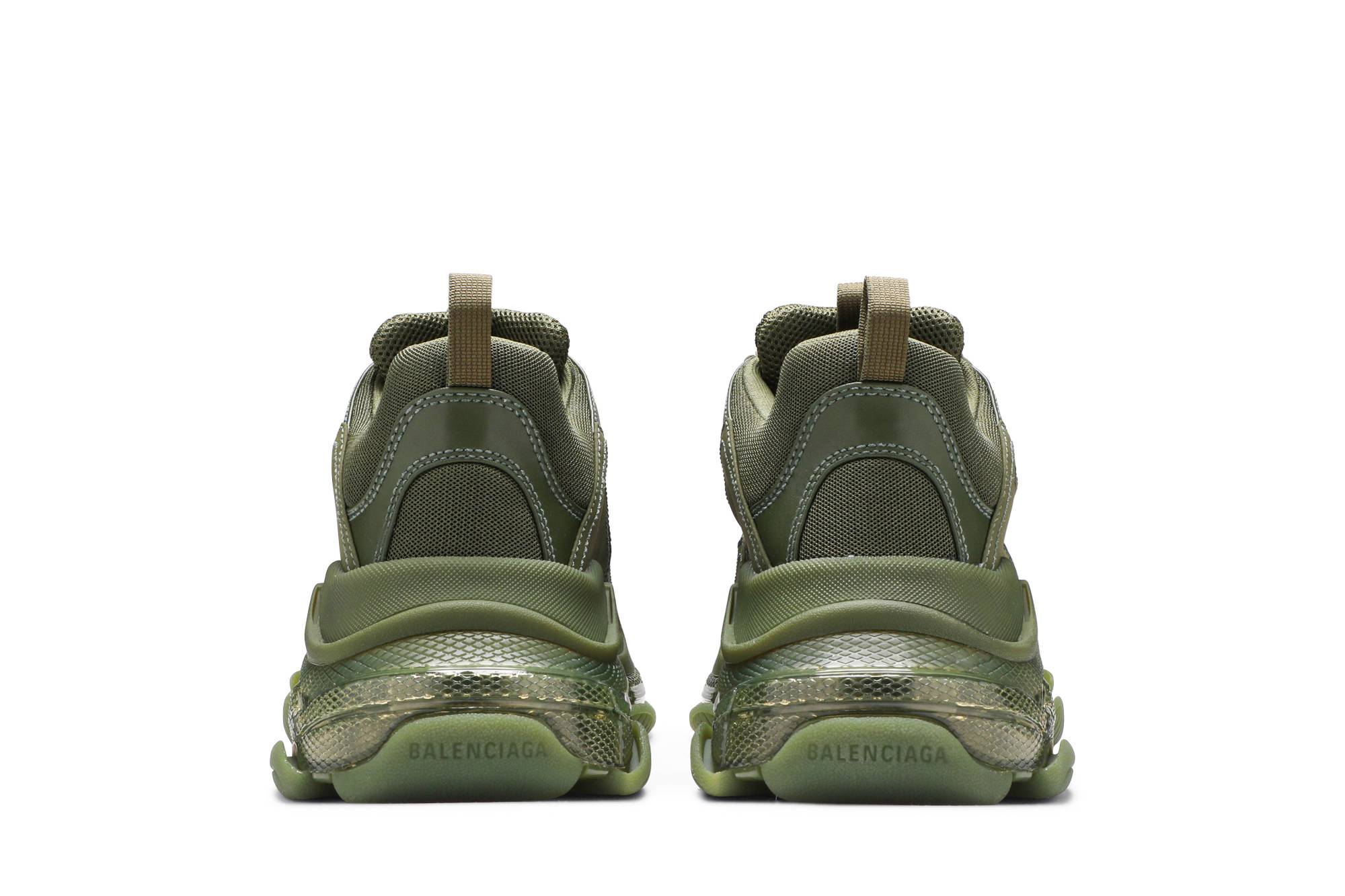 Beli Balenciaga Triple S Sneaker 'Clear Sole Green