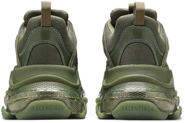 Beli Balenciaga Triple S Sneaker 'Clear Sole Green