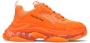 Buy Balenciaga Triple S Sepatu 'Clear Sole - Orange' 541624W2GA17510