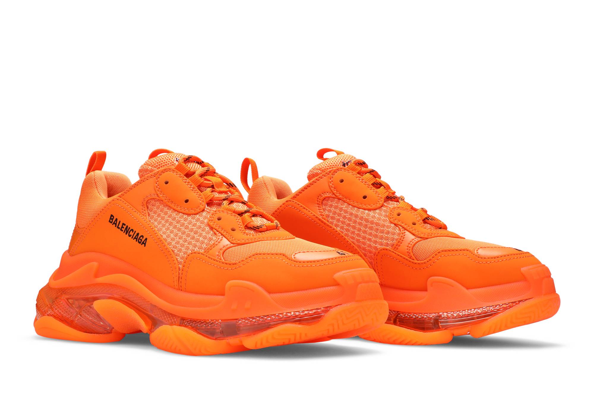 Orange balenciaga sneakers hotsell