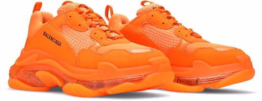 Balenciaga Triple S Sepatu 'Clear Sole - Orange' 541624W2GA17510 Cheap Balenciaga Triple S Sepatu 'Clear Sole - Orange' 541624W2GA17510