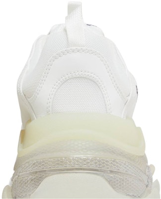 巴黎世家Triple S运动鞋 '透明鞋底 - 白色' 541624W2FB19000 Sizing 巴黎世家Triple S运动鞋 '透明鞋底 - 白色' 541624W2FB19000