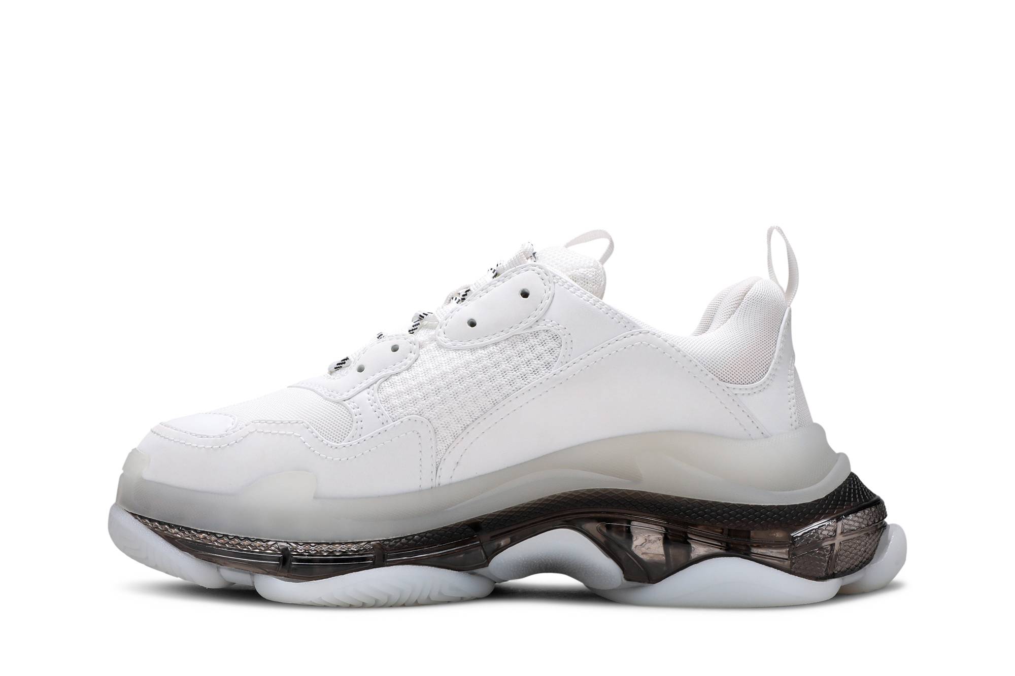 Balenciaga Triple S Sneaker 'Clear Sole - White Black' 圖 3